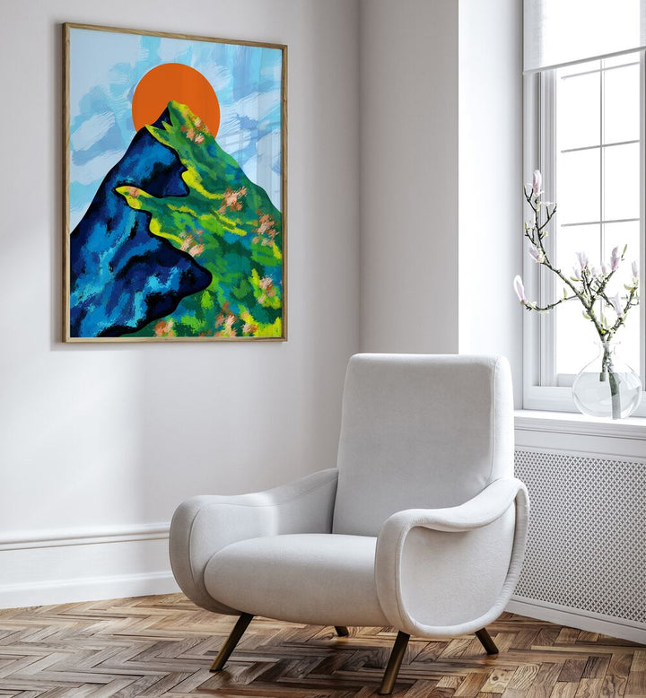 Vibrant BRIGHT HORIZON, LANDSCAPE PAINTINGS enrich home decor with stunning colors and modern design.