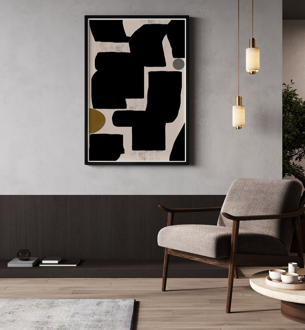 Elevate your space with ABSTRACT ART NO. I, ABSTRACT PAINTINGS from The Miuus Studio, showcasing modern artistry.
