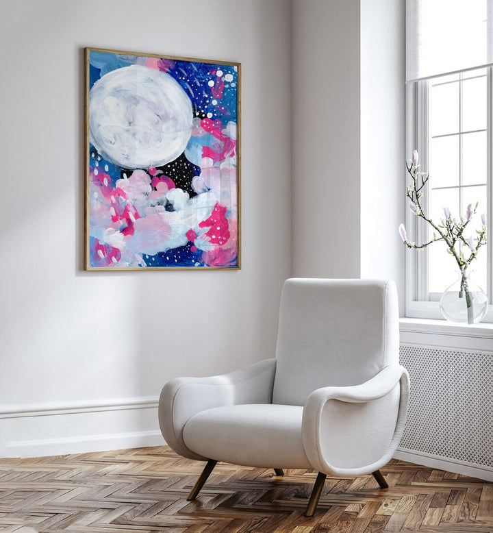 MAGIC MOON , ABSTRACT ART PAINTINGS