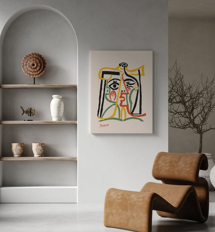 PORTRAIT DE JACQUELINE  , VINTAGE PAINTINGS