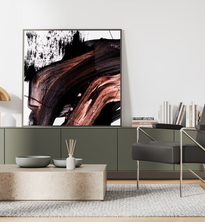 Stylish BS Abstract Paintings enhance modern spaces with vibrant colors and dynamic textures, perfect for any room.