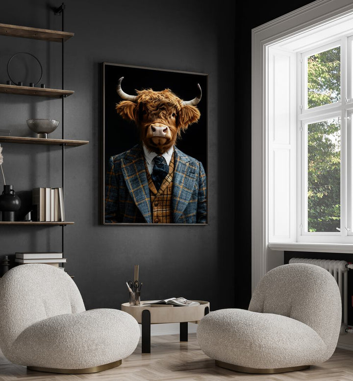 WILD SUITS - HIGHLAND CATTLE , ANIMAL PAINTINGS
