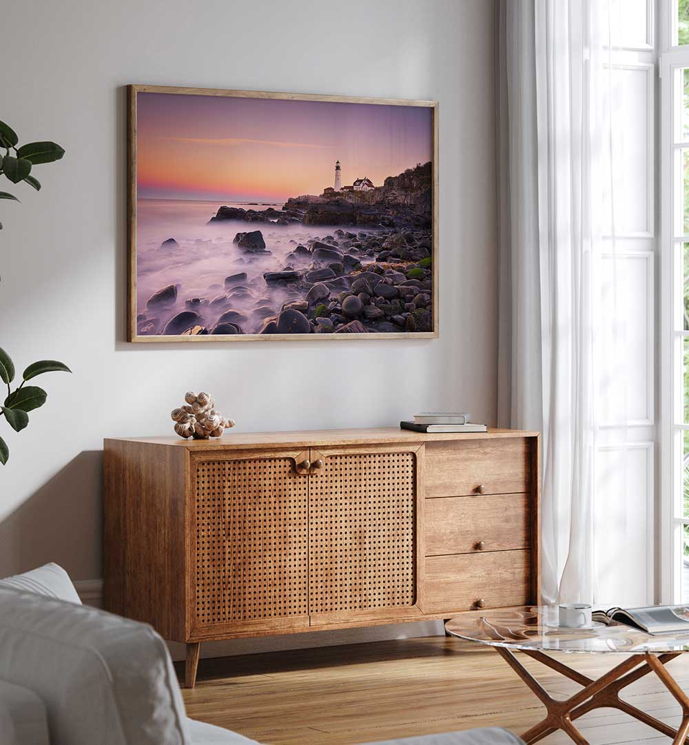 PORTLAND HEADLIGHT , PHOTOGRAPHY PRINTS