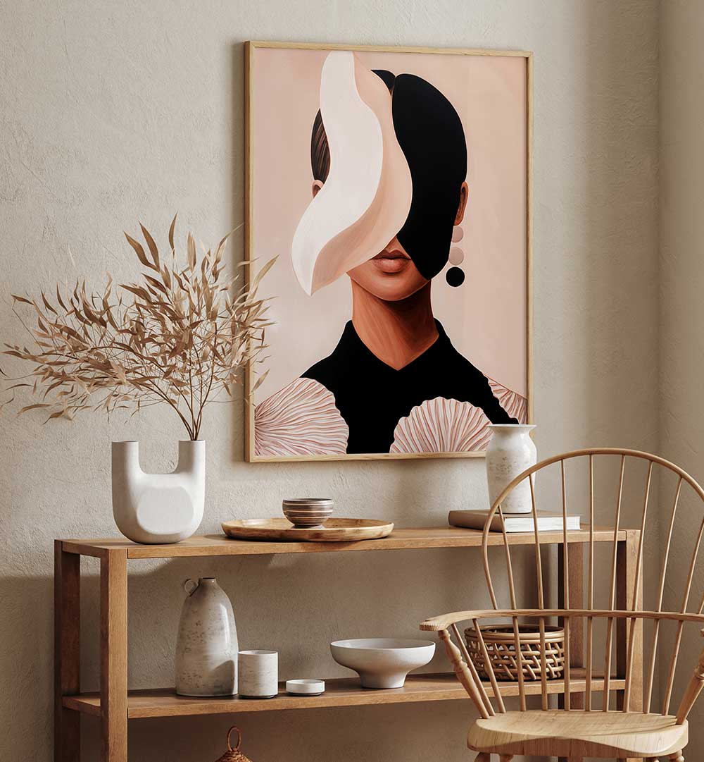 STUDIO PALETTE FLOWERS II , PORTRAITS & FIGURATIVE ILLUSTRATIONS