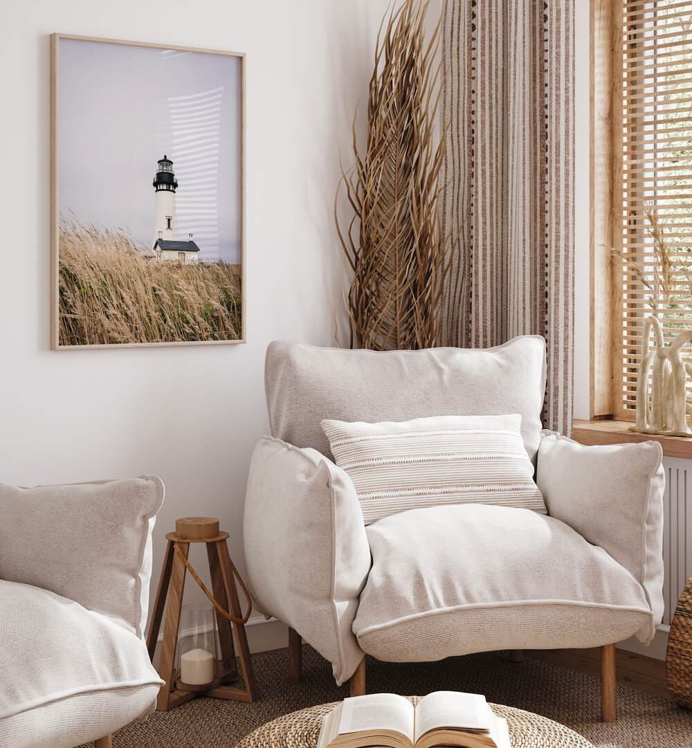 Lighthouse beach paintings enhance your space's aesthetic, creating a serene atmosphere in any room.