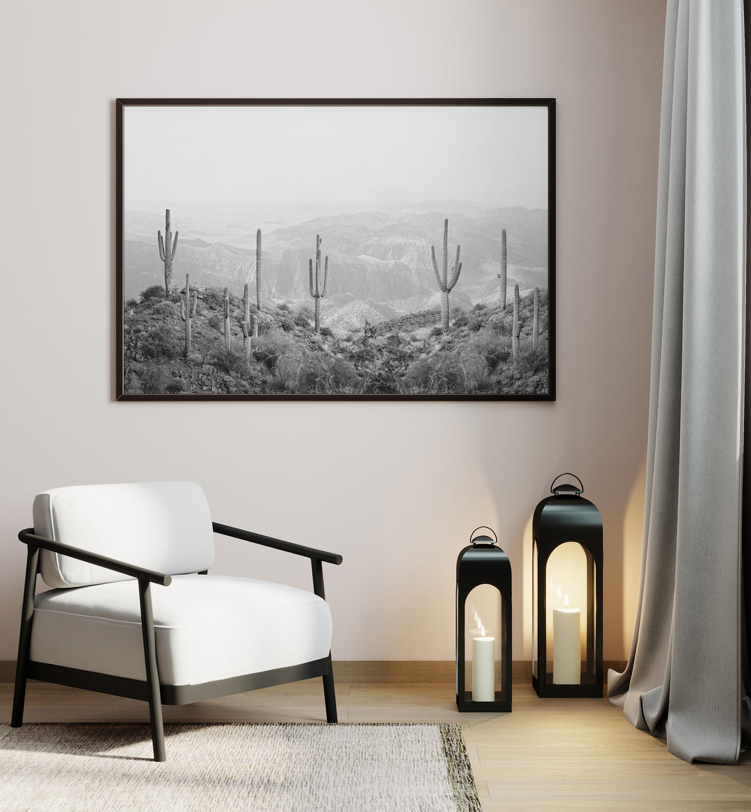 WESTERN CACTUS , COWBOY & MODERN AMERICANA PAINTINGS