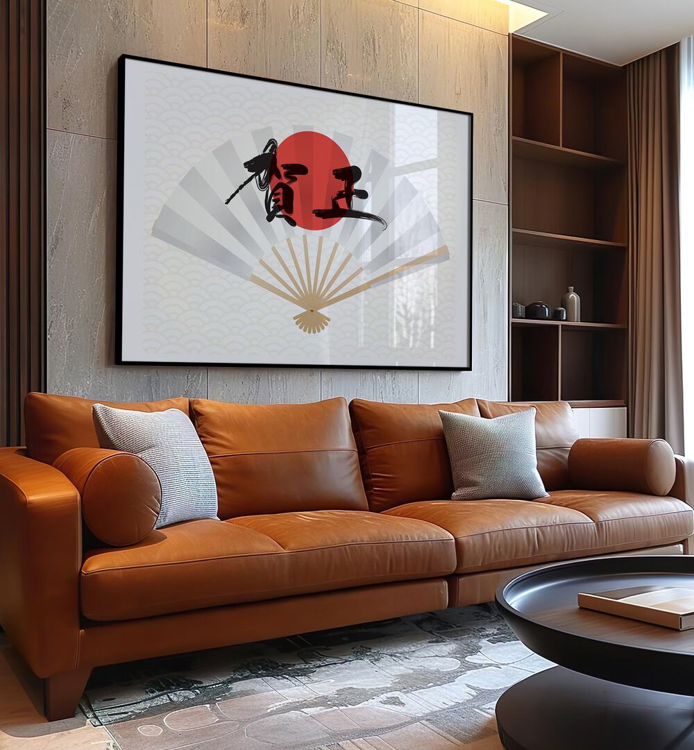 Stylish wall art featuring THE WINDMAKER, JAPANESE PAINTINGS, enhancing your indoor atmosphere with elegance.