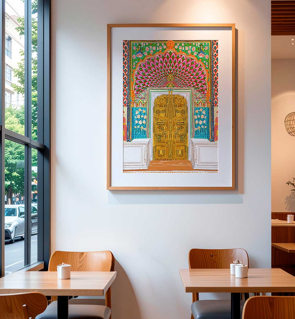 JAIPUR PALACE ENTRANCE , TRAVEL POSTERS