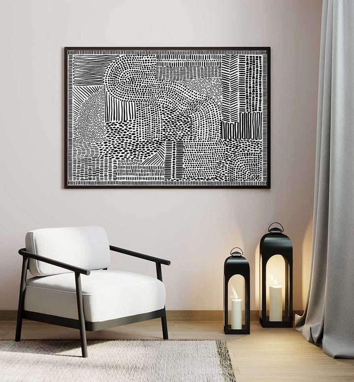 TRIBAL TAPESTRY , PATTERN ART PRINTS