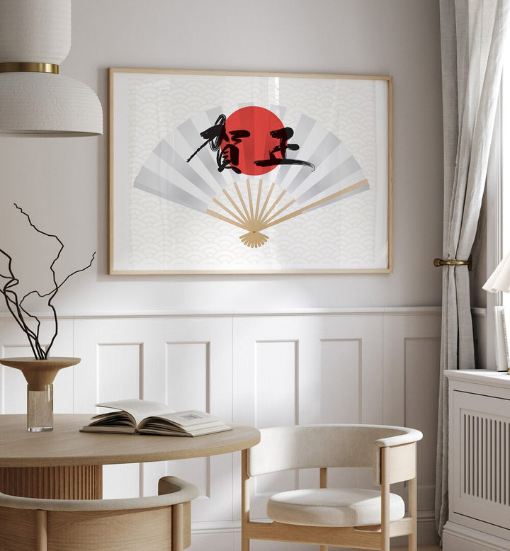 Stylish decor featuring THE WINDMAKER, JAPANESE PAINTINGS, enhancing any space with elegance and cultural charm.