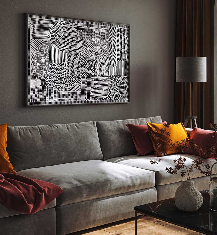 TRIBAL TAPESTRY , PATTERN ART PRINTS