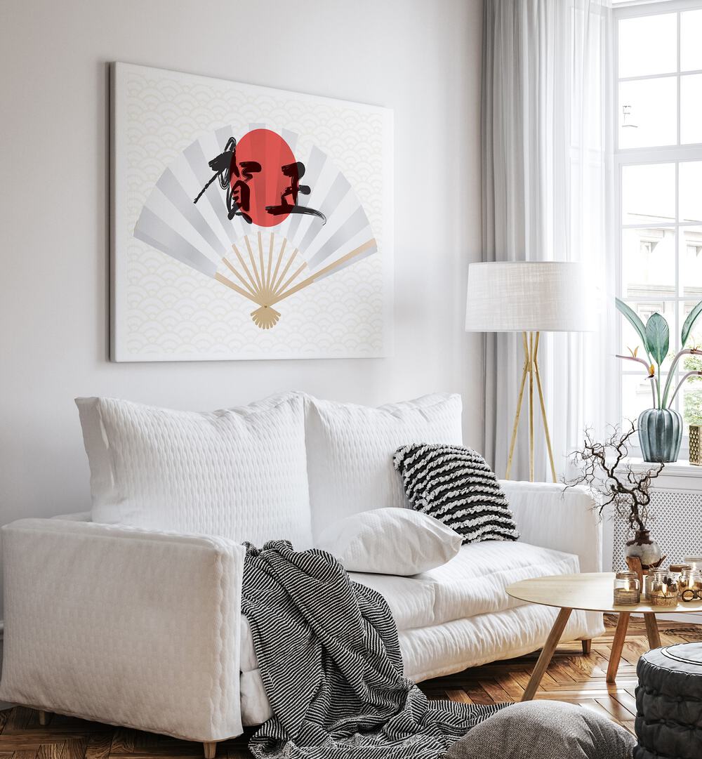 Stylish decor featuring THE WINDMAKER, JAPANESE PAINTINGS, enhancing comfort and elegance in your space.