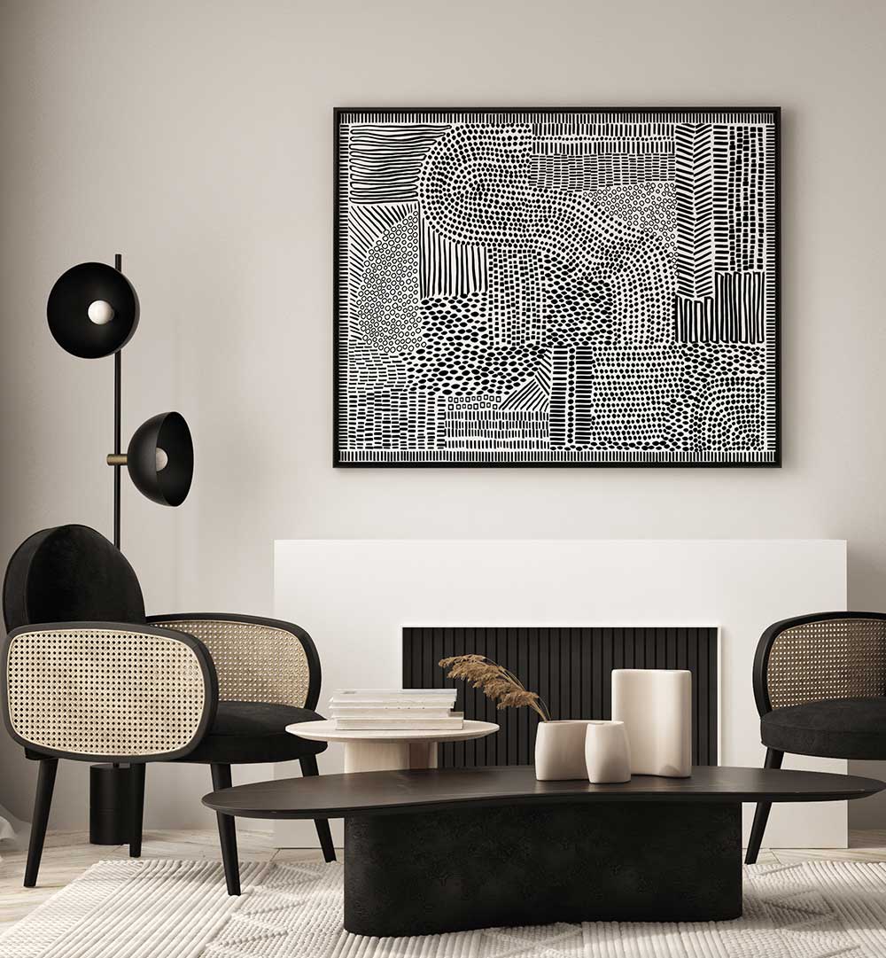 TRIBAL TAPESTRY , PATTERN ART PRINTS