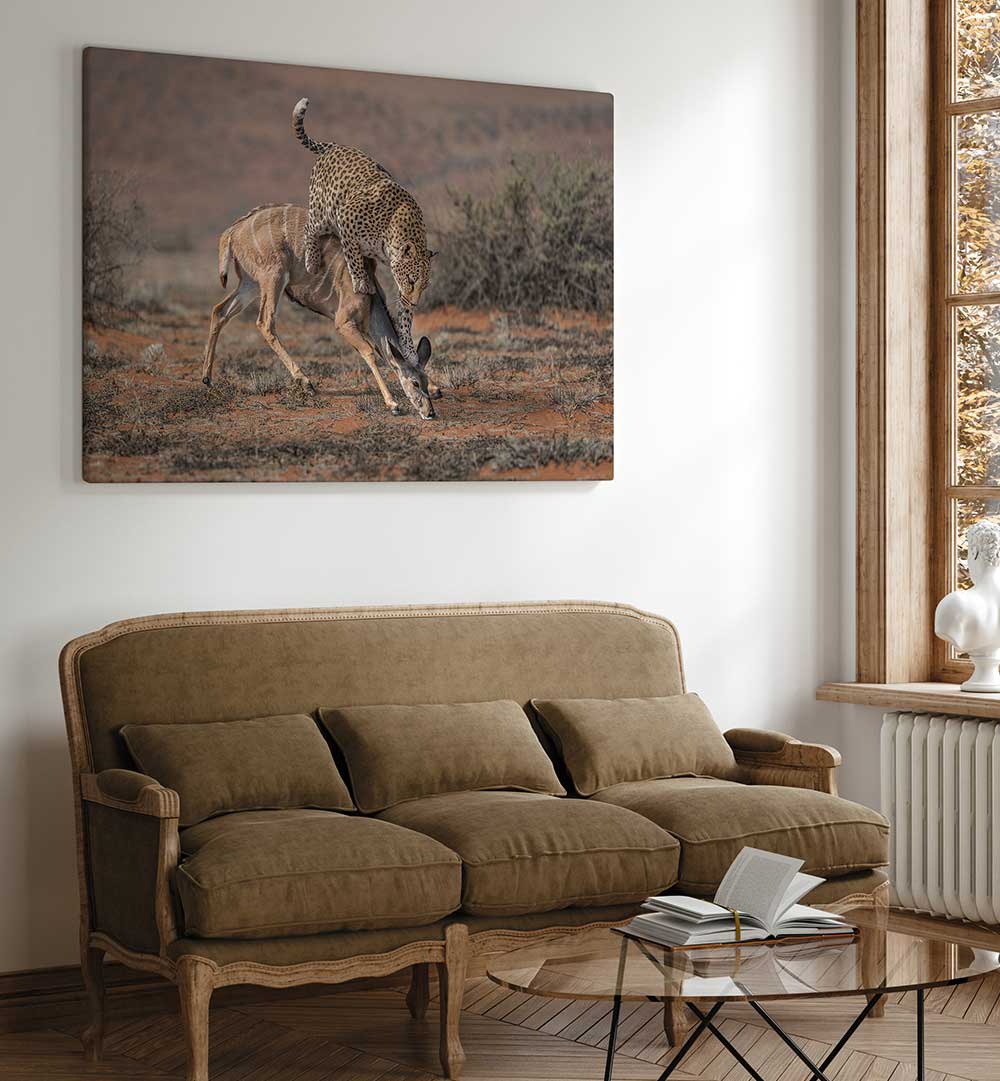 LEOPARD HUNTING  , PHOTOGRAPHY PRINTS