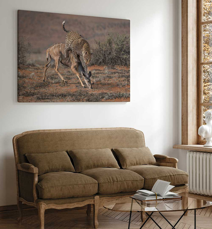 LEOPARD HUNTING  , PHOTOGRAPHY PRINTS