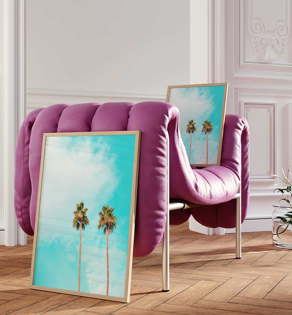 TWIN PALMS , PHOTOGRAPHY PRINTS