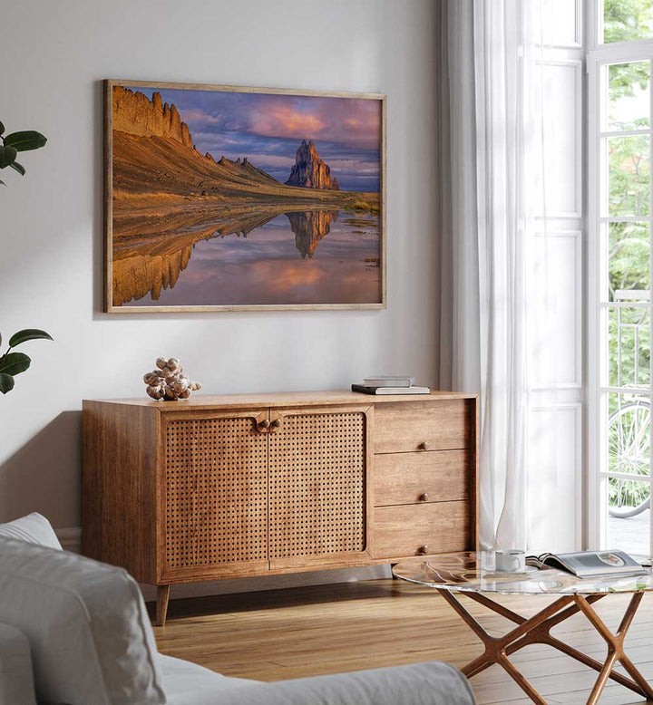 REFLECTION OF SHIPROCK , PHOTOGRAPHY PRINTS