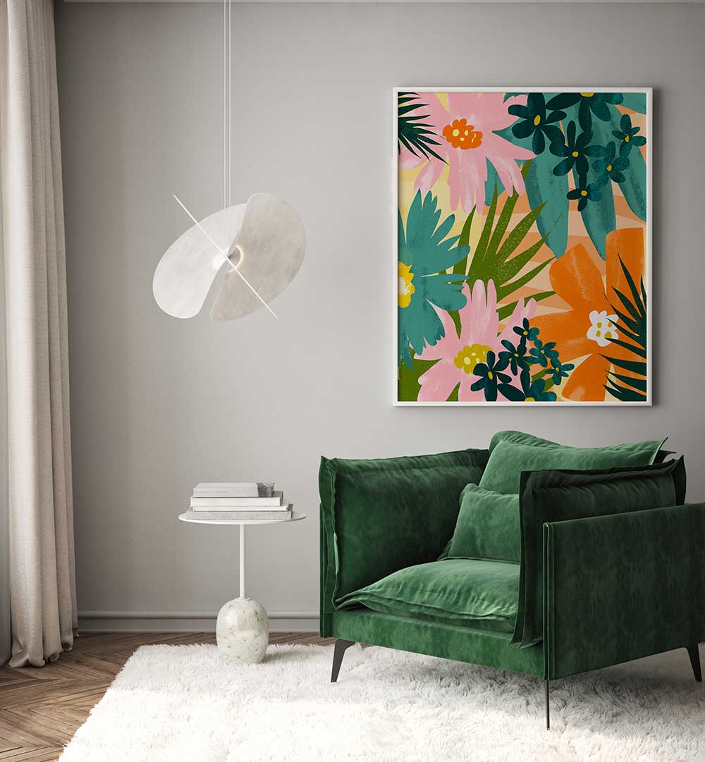 JUICY SUMMER , FLORAL FLOWER PAINTINGS