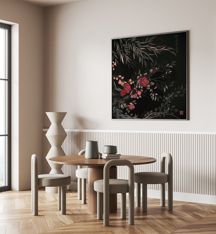 TRANQUILITY OF THE MIND , FLORAL FLOWER PAINTINGS