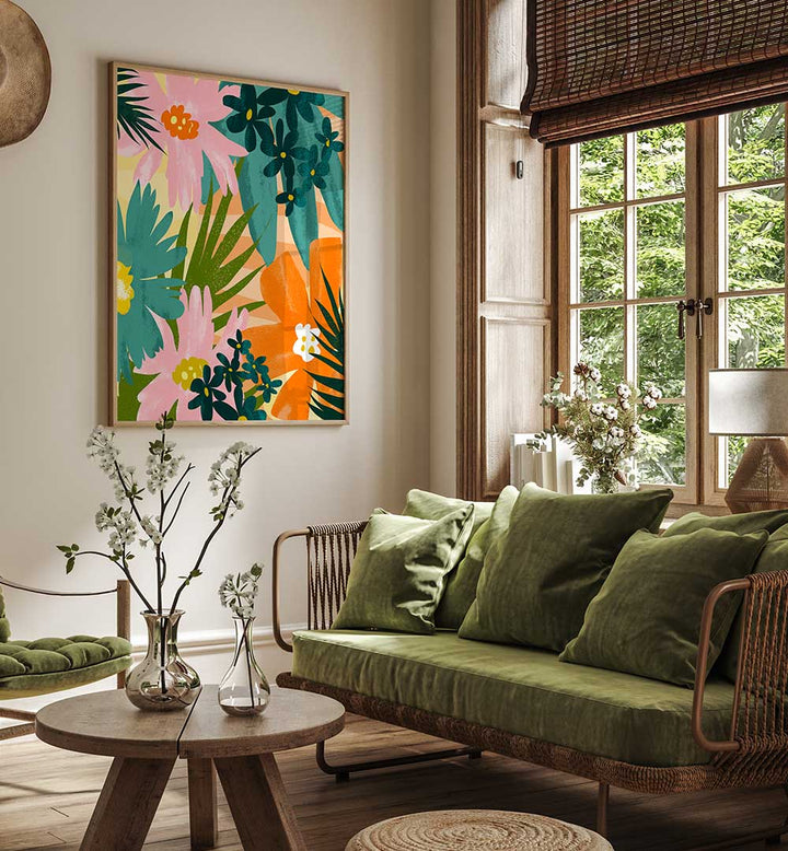 JUICY SUMMER , FLORAL FLOWER PAINTINGS