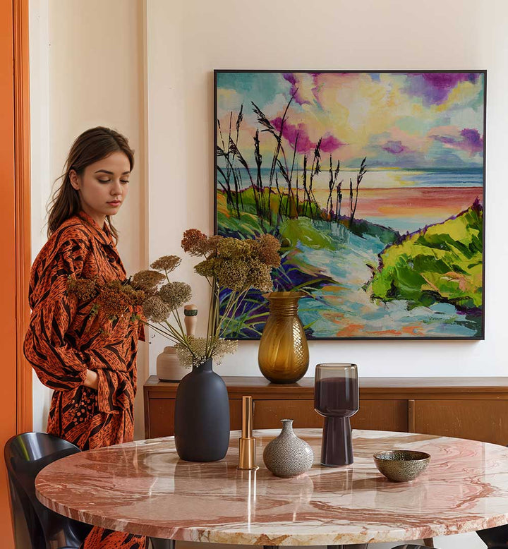 PATH TO THE OCEAN , BEACH PAINTINGS