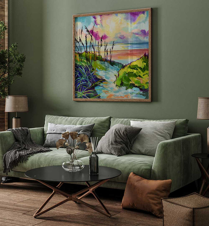 PATH TO THE OCEAN , BEACH PAINTINGS