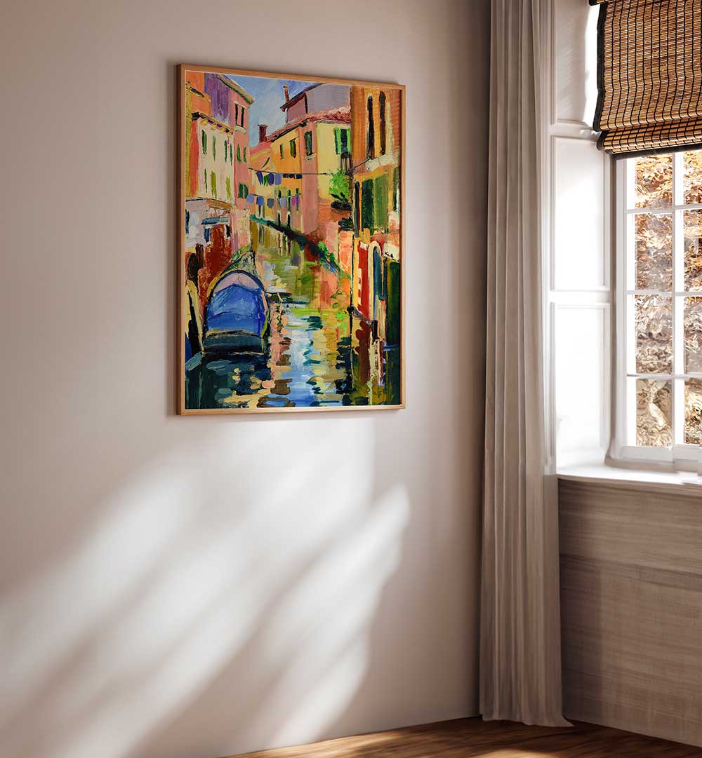 VENETIAN REFLECTIONS , LANDSCAPE PAINTINGS