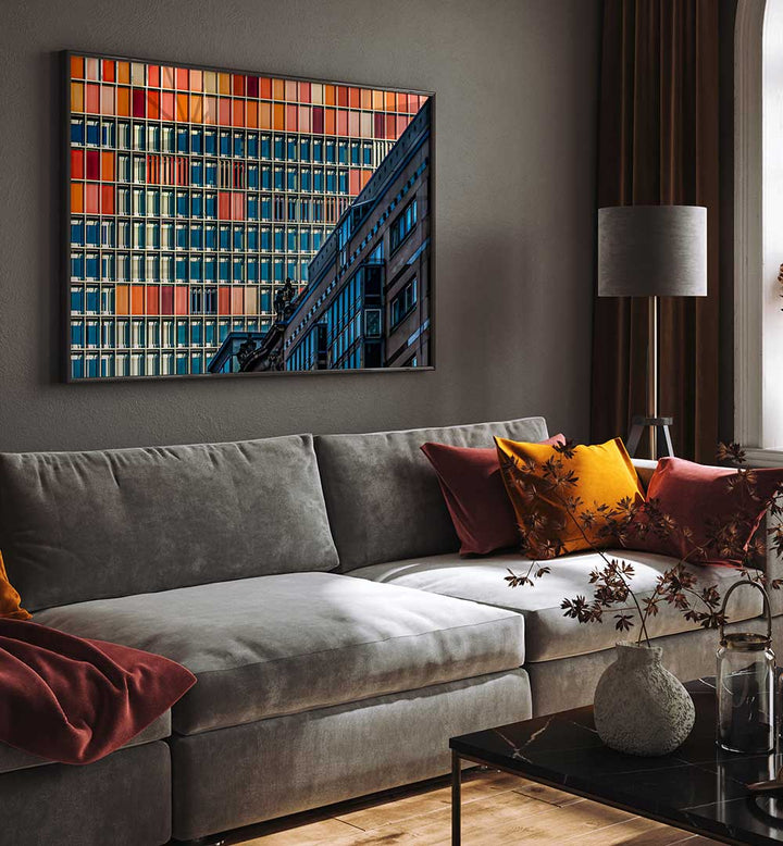 STRIKING HIGH-RISE FACADE , PHOTOGRAPHY PRINTS