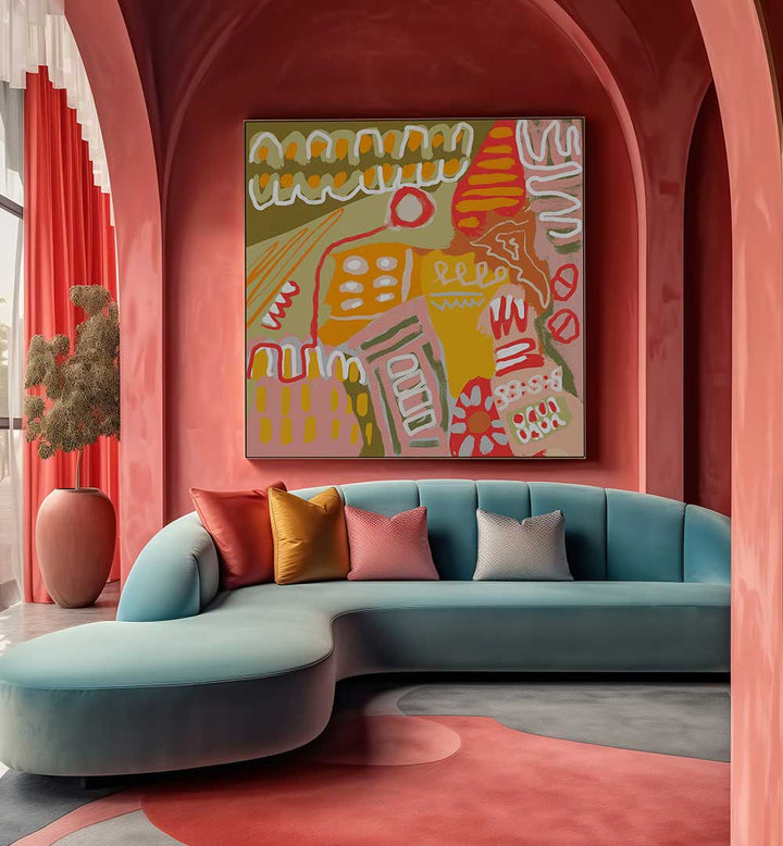 ABSTRACT LINES AND SHAPES , ABSTRACT PAINTINGS