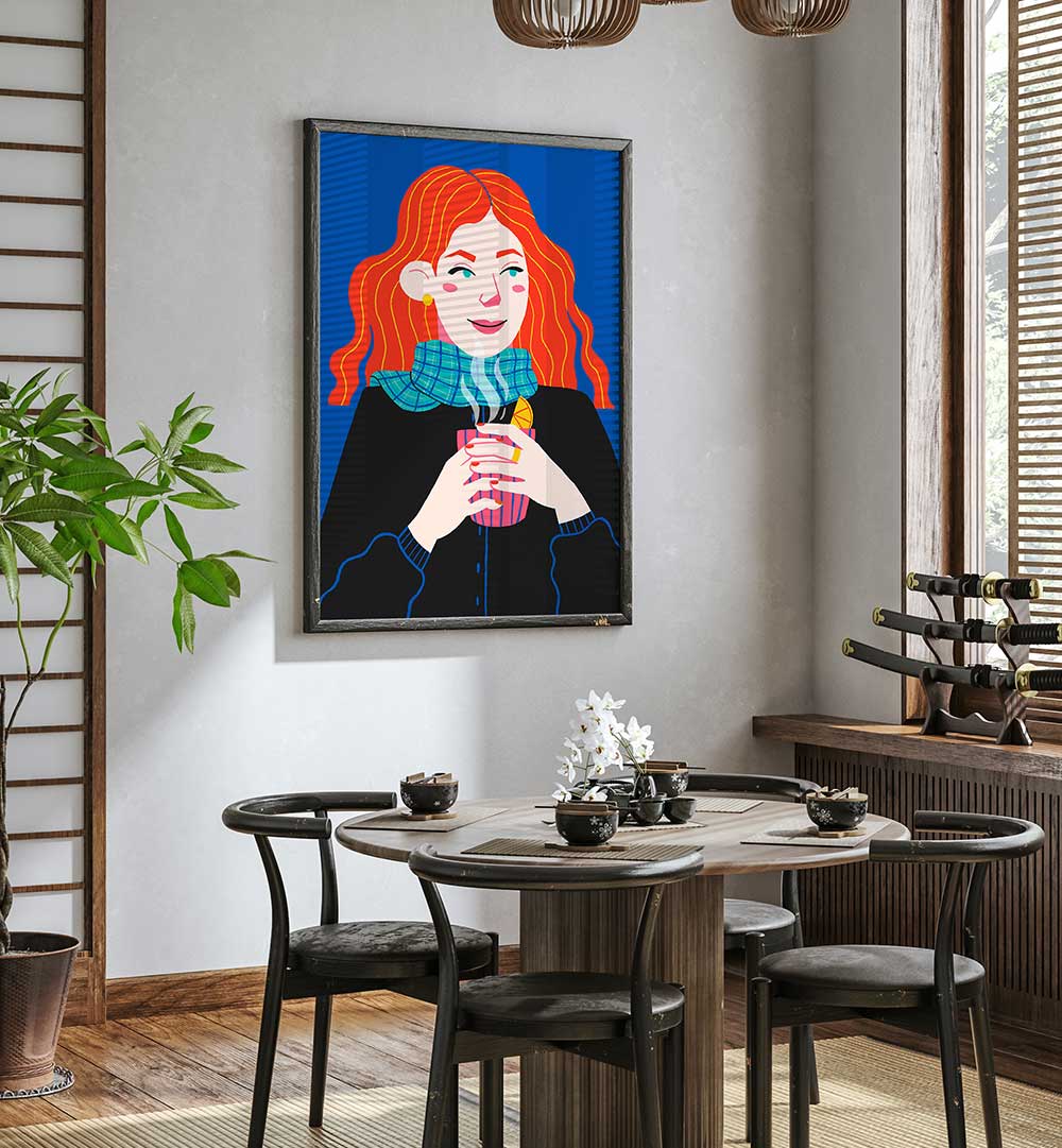HYGGE IN COLOR , PORTRAITS & FIGURATIVE ILLUSTRATIONS
