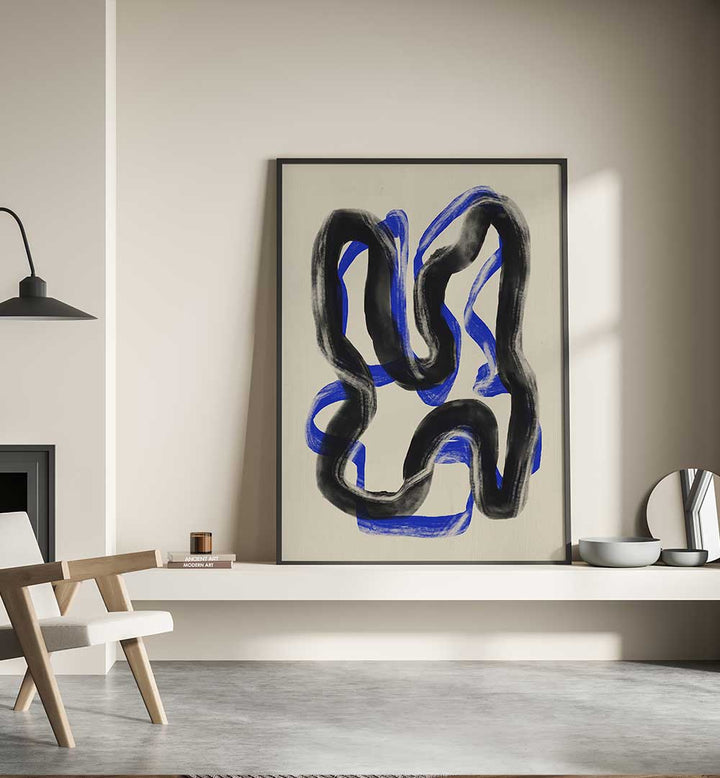 FLOWING DUALITY , LINE ART PAINTINGS