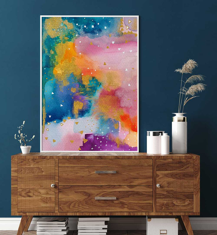 GLODEN MONSOON , ABSTRACT PAINTINGS