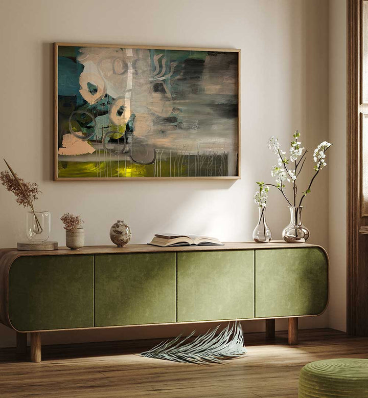 MISTBORNE REFLECTIONS , ABSTRACT PAINTINGS