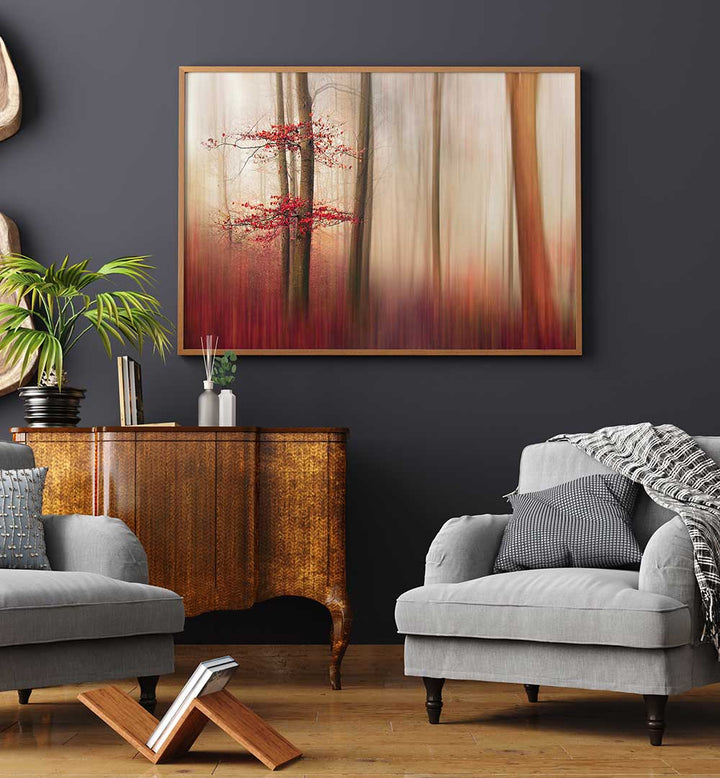 RED LEAVES , PHOTOGRAPHY PRINTS