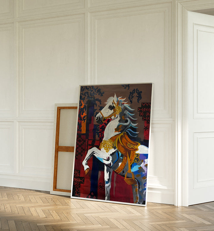 ABSTRACT HORSE   , HANDMADE ARTWORKS
