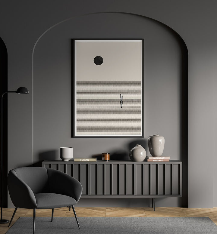 Stylish living room featuring NONCONFORMIST MOVE, BOHO ART PAINTINGS by MIUUS STUDIO, perfect for unique decor.