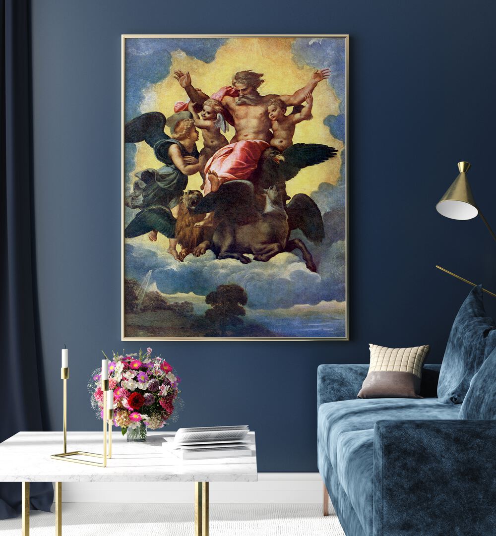 EZEKIEL'S VISION (1518)  , VINTAGE PAINTINGS