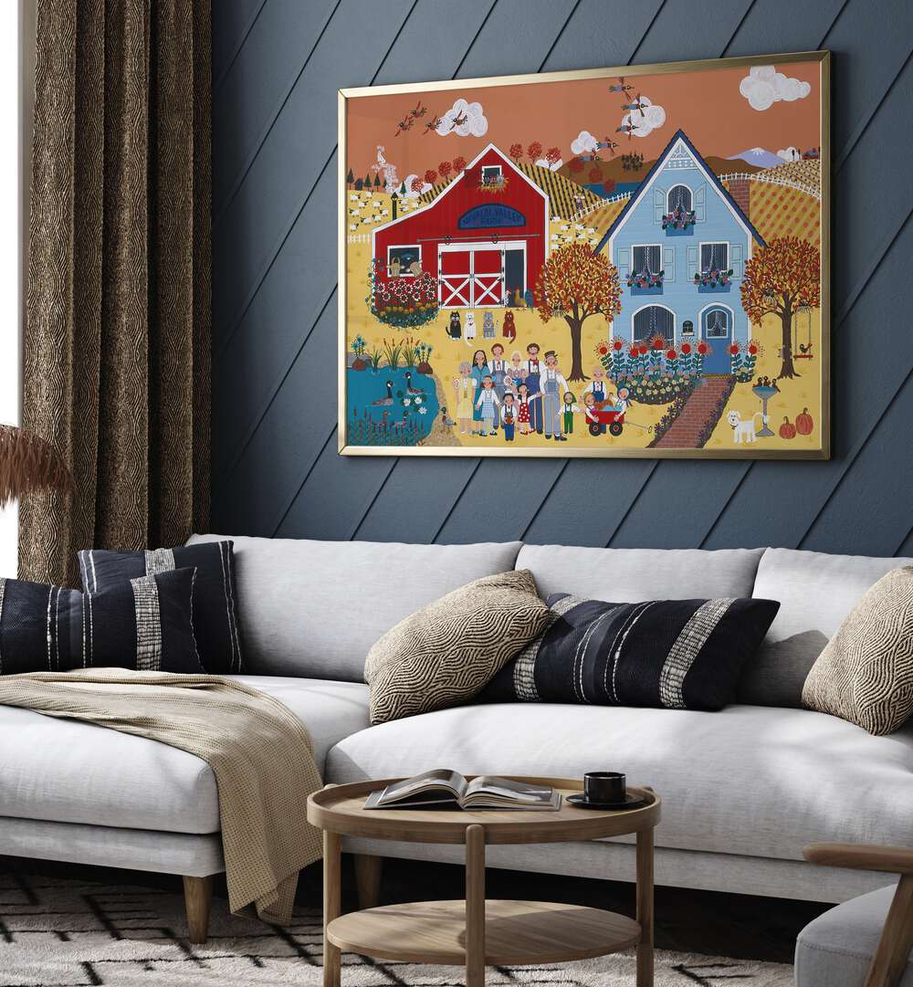 Transform your child's space with FALL, KIDS ROOM PAINTINGS, featuring vibrant autumn scenes for creative joy.