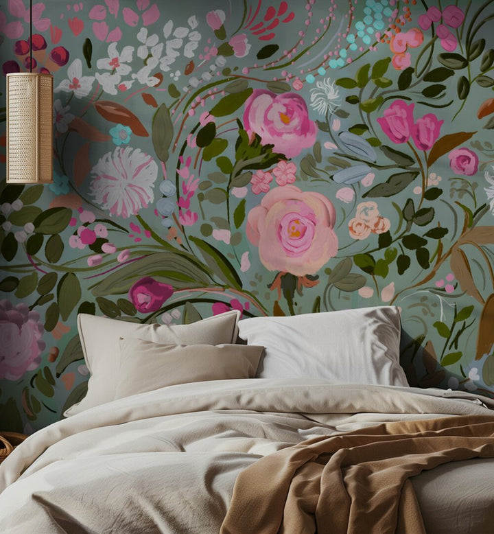 FLORAL WALL PAPER DEMO