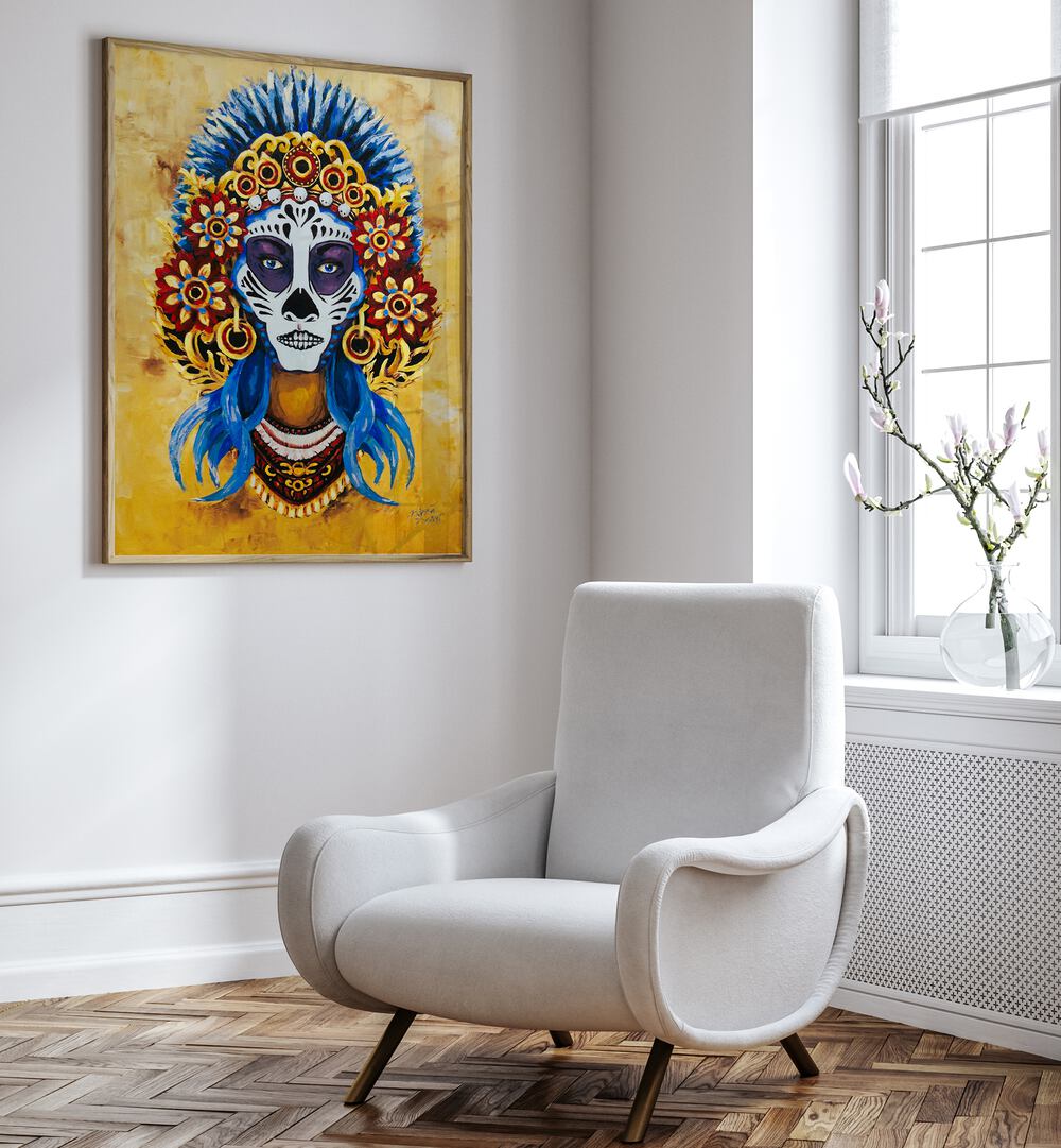 Vibrant artwork from the ETERNAL SPIRIT, COWBOY collection enhances any space with rugged American charm.