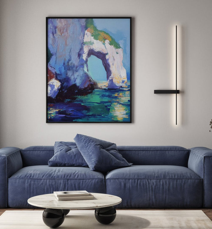 Transform your space with the CLIFFS OF MALLORCA artwork, showcasing vibrant colors and stunning coastal beauty.
