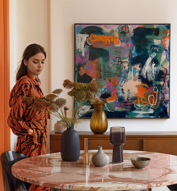 Transform your space with CLXXX, ABSTRACT PAINTINGS, showcasing vibrant colors and modern elegance for inspiration.