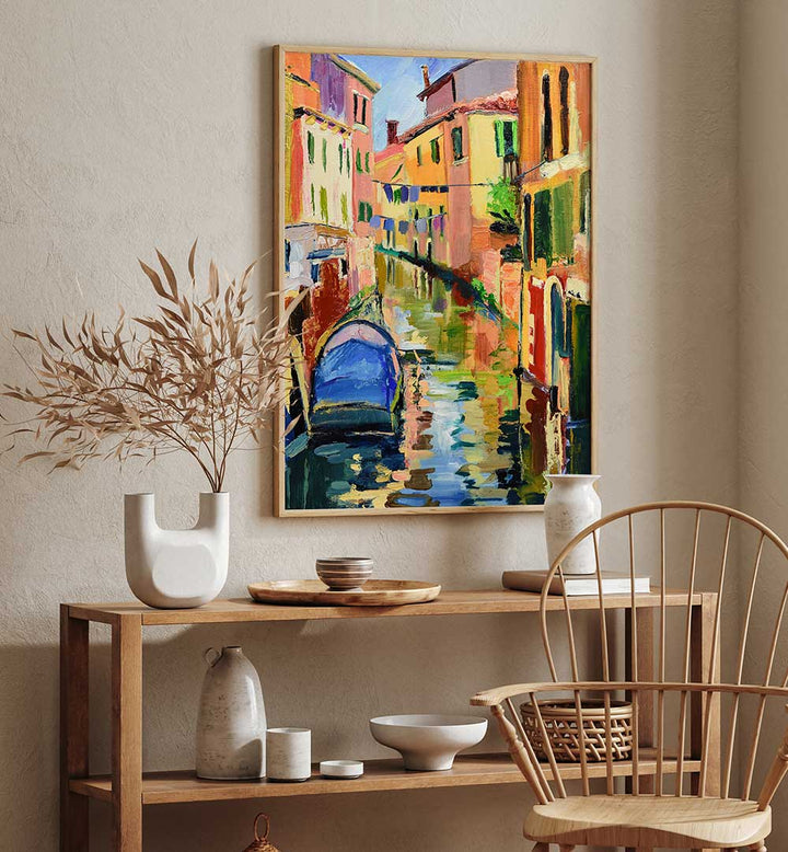 VENETIAN REFLECTIONS , LANDSCAPE PAINTINGS