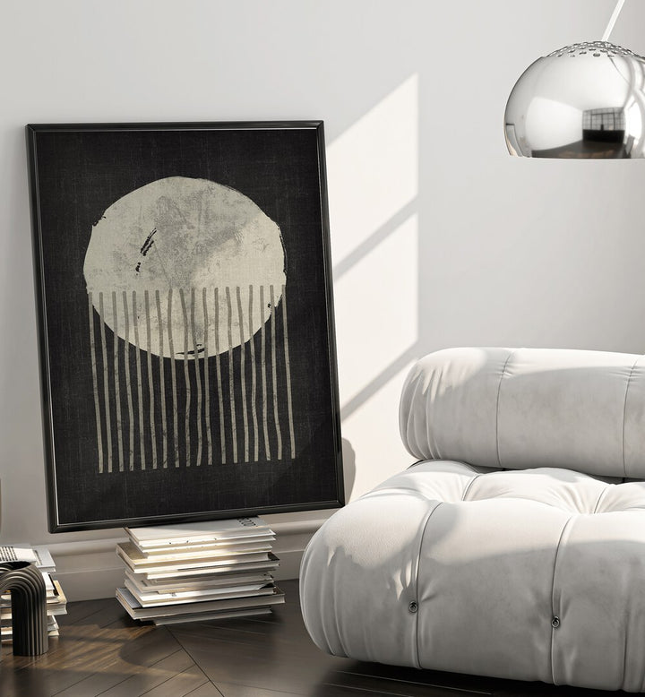 Stylish decor featuring THE COOL ROUND JELLYFISH, GEOMETRIC ART PRINTS, perfect for modern living spaces.