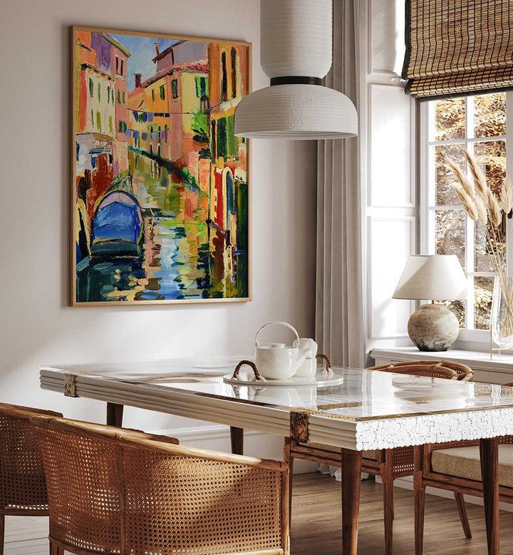VENETIAN REFLECTIONS , LANDSCAPE PAINTINGS