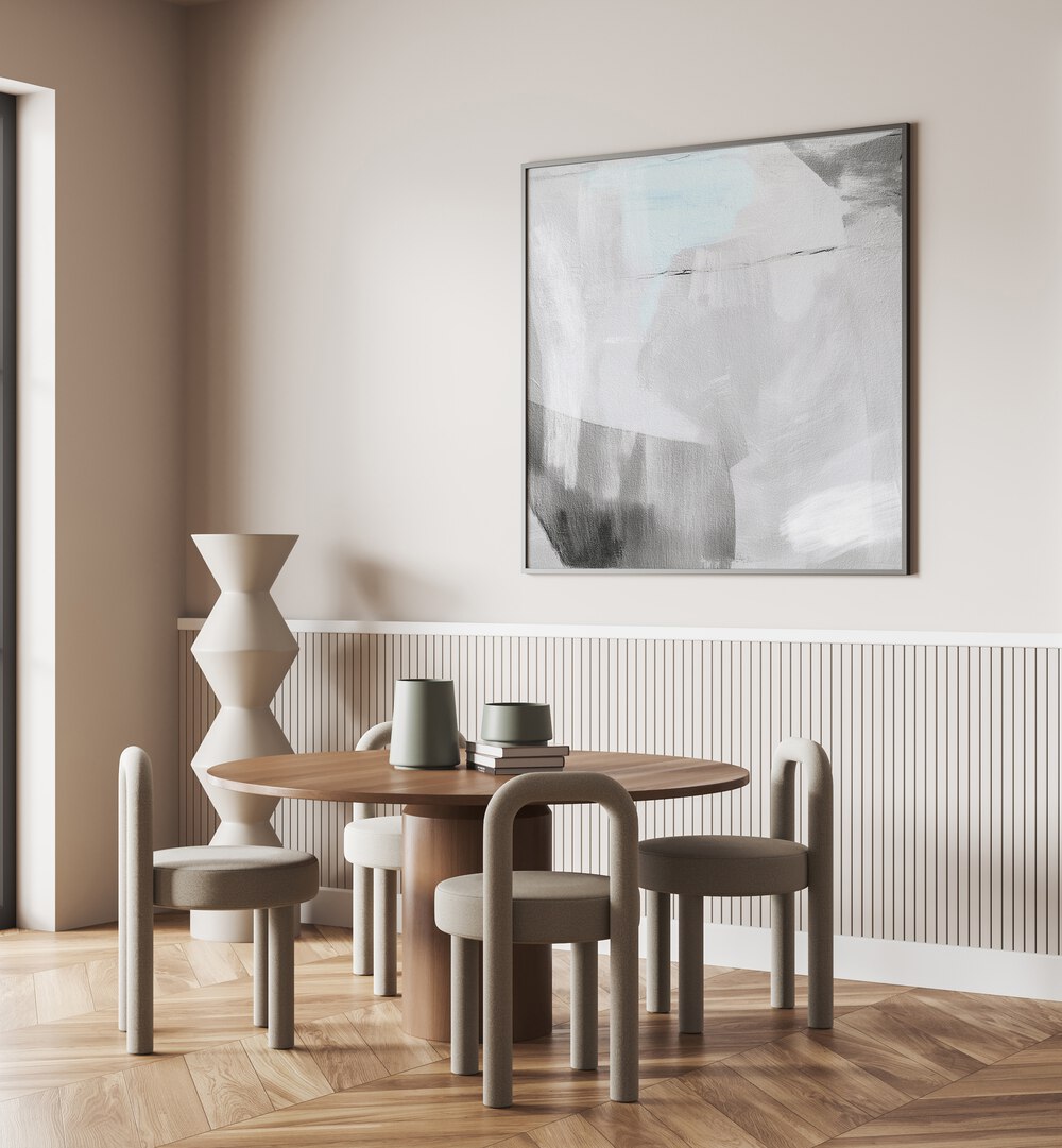 Elevate your space with LAYERS IV, ABSTRACT PAINTINGS showcasing modern elegance and innovative design.