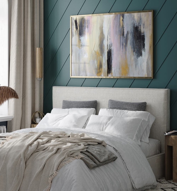 Elevate your space with POISED, ABSTRACT PAINTINGS, featuring soft hues and striking textures for modern decor.