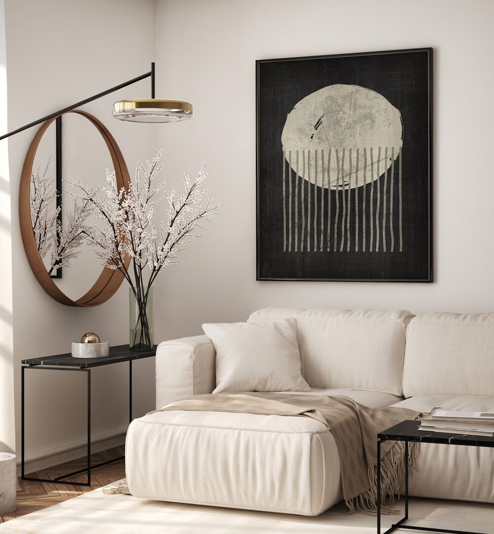 Transform your space with THE COOL ROUND JELLYFISH, GEOMETRIC ART PRINTS, showcasing stunning ocean-inspired design.