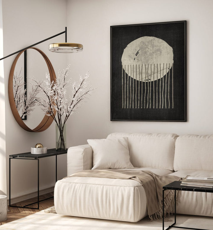 Transform your space with THE COOL ROUND JELLYFISH, GEOMETRIC ART PRINTS, showcasing stunning ocean-inspired design.