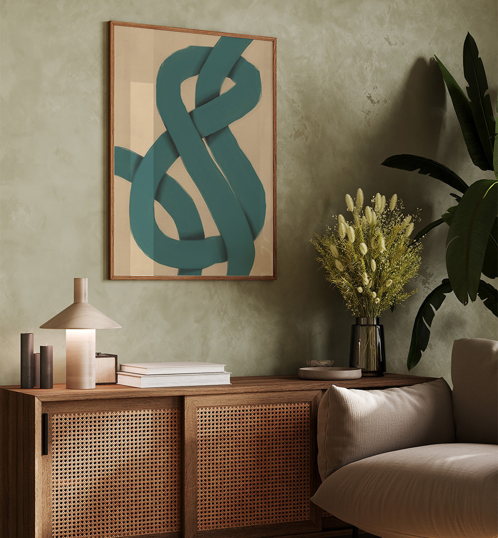 THE GREEN KNOT , ABSTRACT PAINTINGS